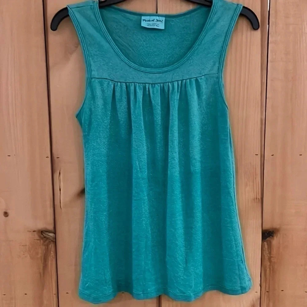 Michael Stars Teal Sleeveless Top